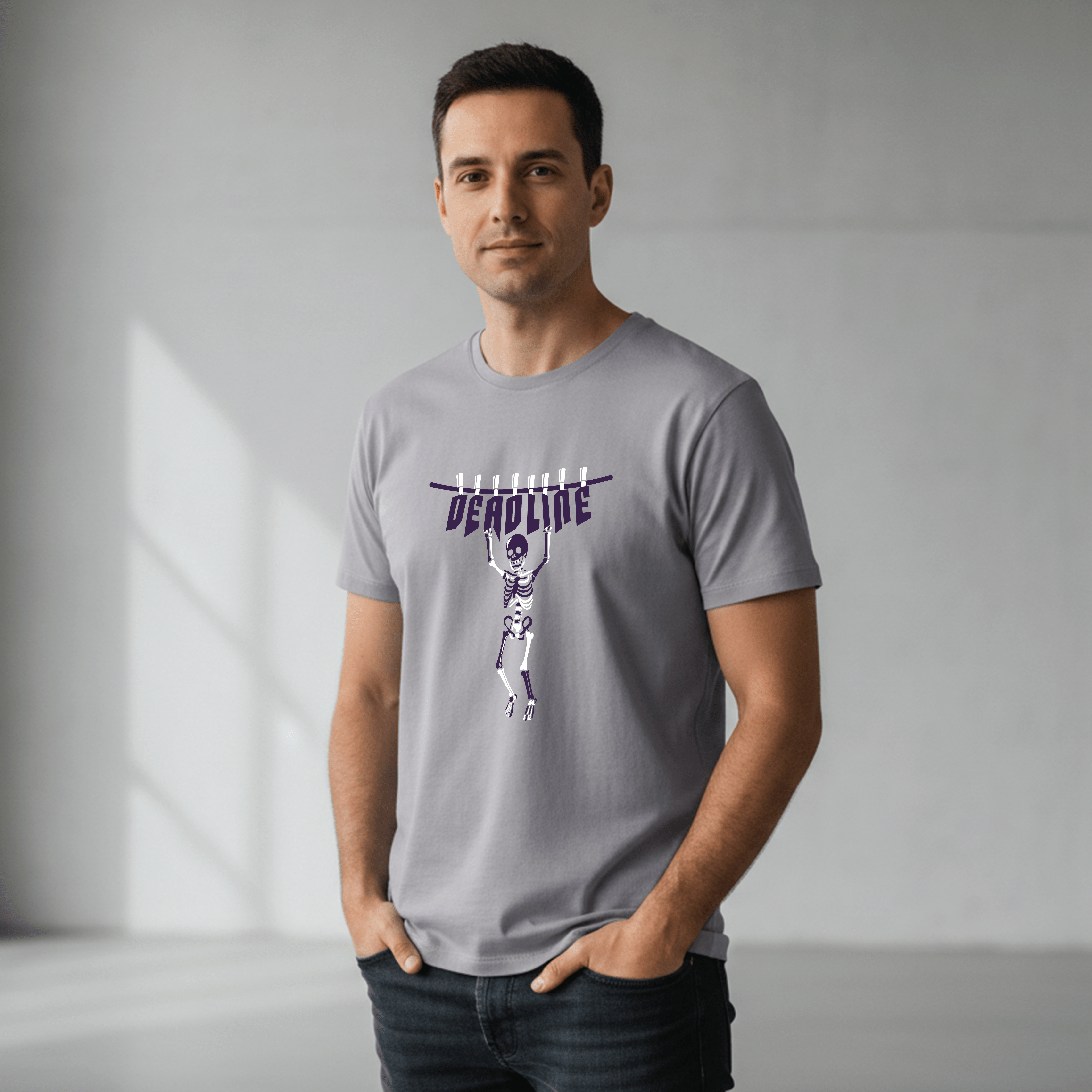 Mock up of T shirt design